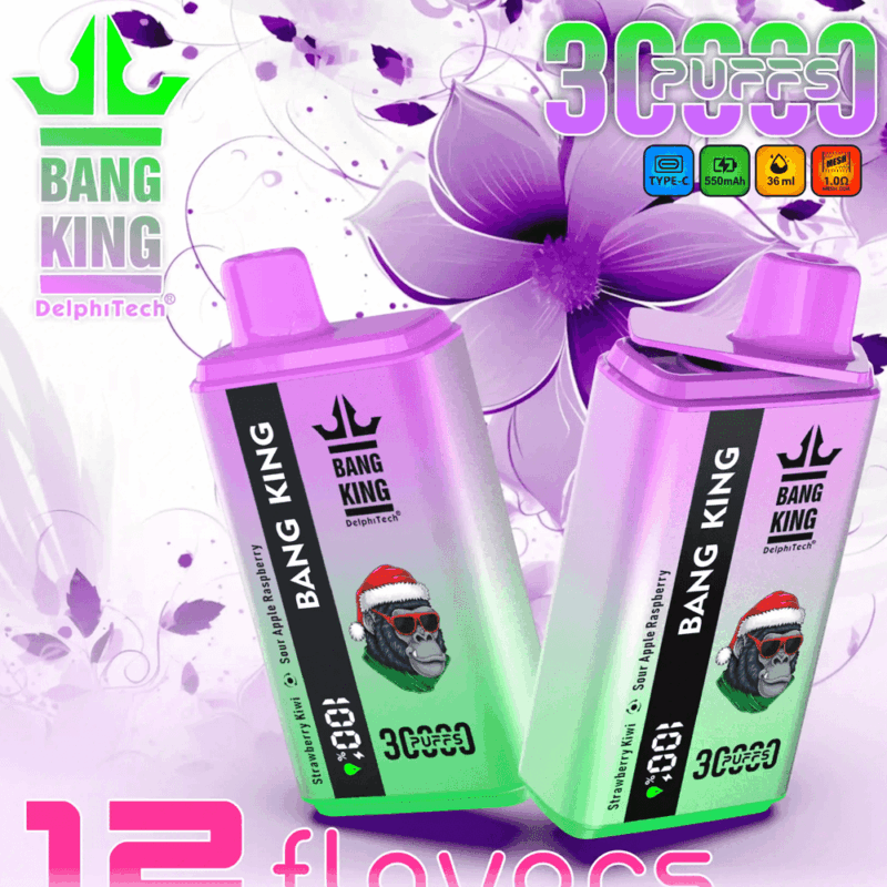 Bang King 30K puffs 2in1 bulk 120 pack master case UK wholesale
