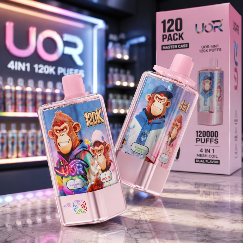 UOR 120K Wholesale Investment 4-in-1 Multi Flavour Vape UK